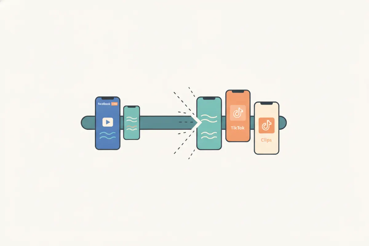 Facebook Live to TikTok Clips: How to Convert and Automate