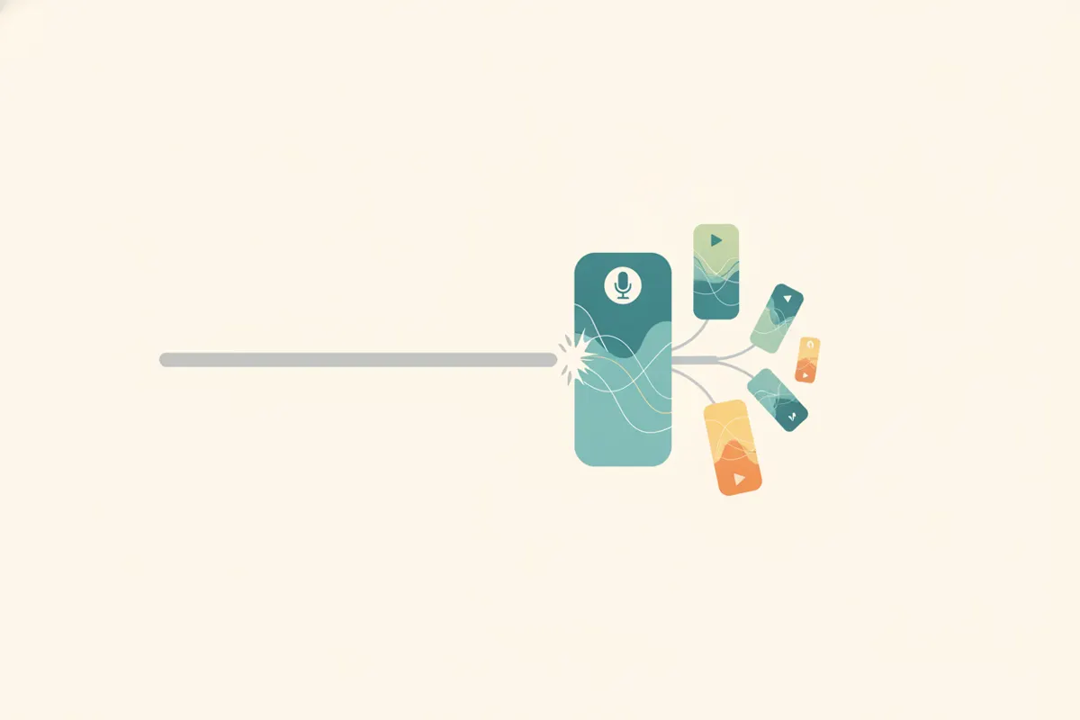 Podcast episode to Facebook Reels Clips: How to Create