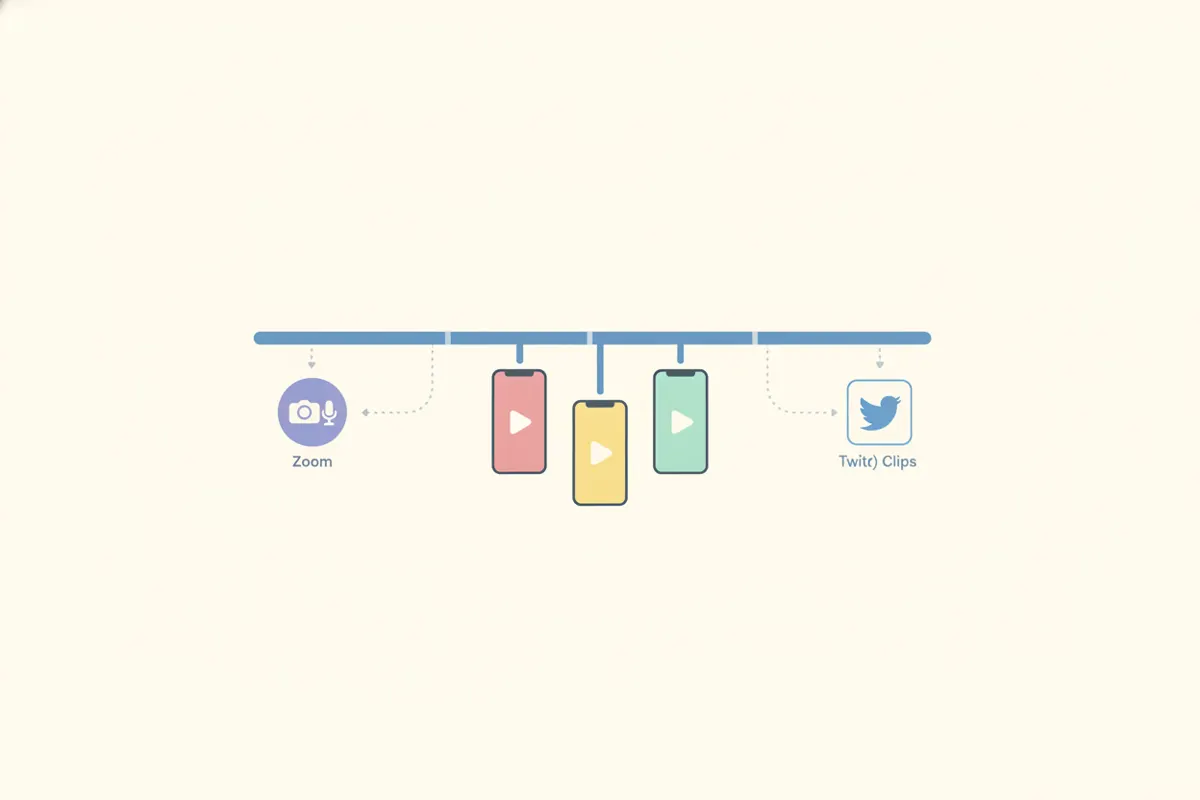 Zoom Recording to X (Twitter) Clips: How to Convert & Automate