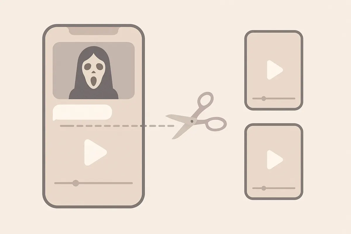 Scary Fake Chat Story Video - How to Make One Free with Vidulk